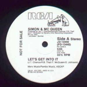 Front Cover Single Simon And Mcqueen - Let's Get Into It