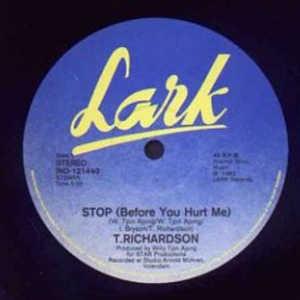 Front Cover Single T. Richardson - Stop (before You Hurt Me)