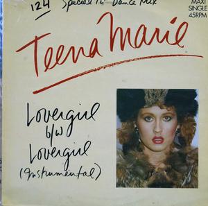 Front Cover Single Teena Marie - Lover Girl