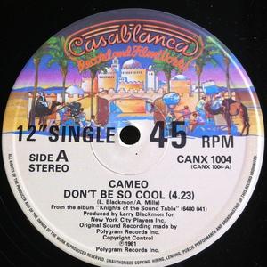 Front Cover Single Cameo - Don't Be So Cool