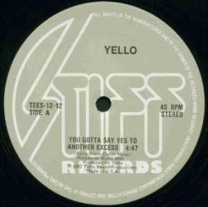 Front Cover Single Yello - You Gotta Say Yes To Another Excess