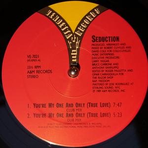 Front Cover Single Seduction - You're My One And Only (True Love)