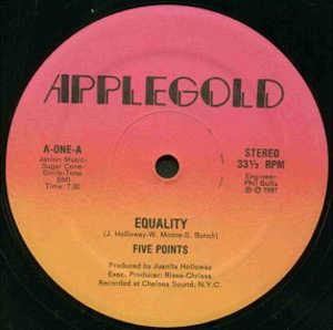 Front Cover Single Five Points - Equality