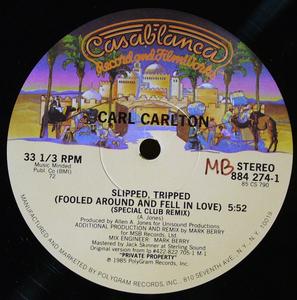 Front Cover Single Carl Carlton - Slipped Tripped