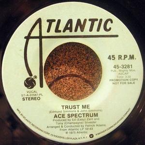 Front Cover Single Ace Spectrum - Trust Me