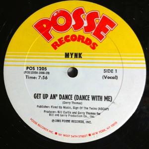 Front Cover Single Mynk - Get Up And Dance (Dance With Me)