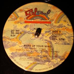 Front Cover Single Aurra - Make Up Your Mind