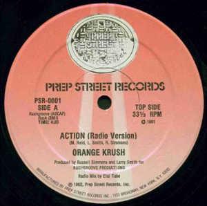 Front Cover Single Orange Krush - Action