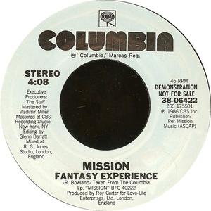 Front Cover Single Mission - Fantasy Experience