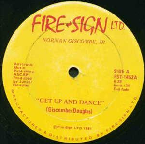 Front Cover Single Norman Giscombe Jr. - Get Up And Dance