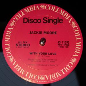 Front Cover Single Jackie Moore - With Your Love