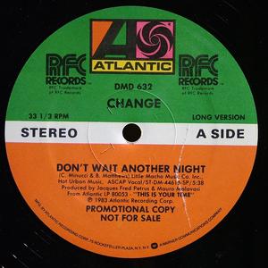 Front Cover Single Change - Don't Wait Another Night