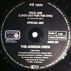 Front Cover Single Jonzun Crew - Pack Jam (Look out for the ovc)