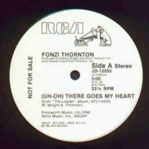 Front Cover Single Fonzi Thornton - (uh-Oh) There Goes My Heart