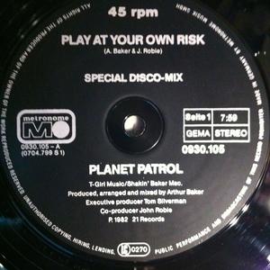 Front Cover Single Planet Patrol - Play At Your Own Risk