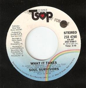 Front Cover Single Soul Survivors - What It Takes