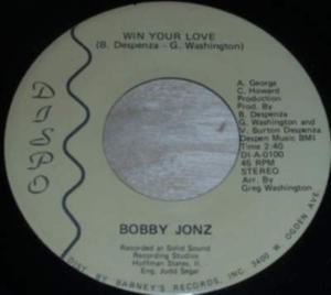 Front Cover Single Bobby Jonz - Win Your Love