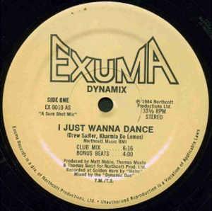 Front Cover Single Dynamix - I Just Wanna Dance