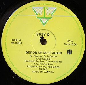 Front Cover Single Suzy Q - Get On Up Do It Again
