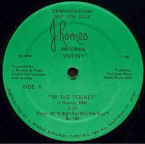 Front Cover Single Mutiny - In The Pocket