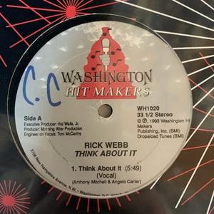 Front Cover Single Rick Webb - Think About It