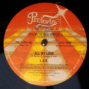 Front Cover Single L.a.x. - All My Love