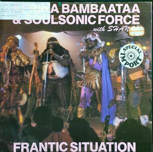 Front Cover Single Afrika Bambaataa - Frantic Situation