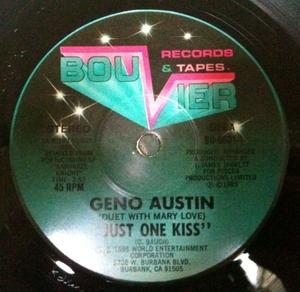 Front Cover Single Geno Austin - Just One Kiss