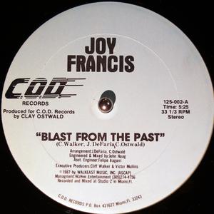 Front Cover Single Joy Francis - Blast From The Past