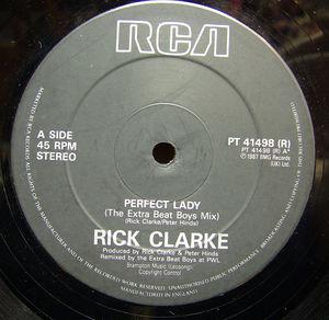 Front Cover Single Rick Clarke - Perfect Lady (Extra Beat Boys Re-Edit)