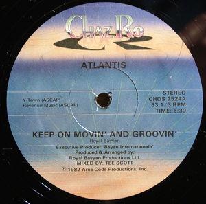 Front Cover Single Atlantis - Keep On Moving And Grooving