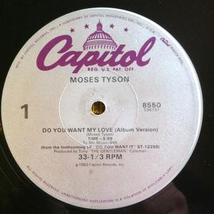 Front Cover Single Moses Tyson - Do You Want My Love