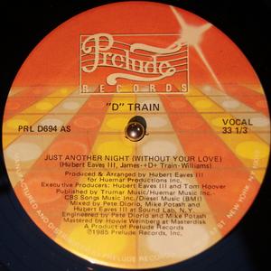 Front Cover Single D-train - Just Another Night