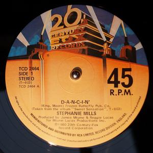 Front Cover Single Stephanie Mills - D-a-n-c-i-n'
