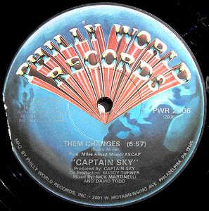 Front Cover Single Captain Sky - Them Changes