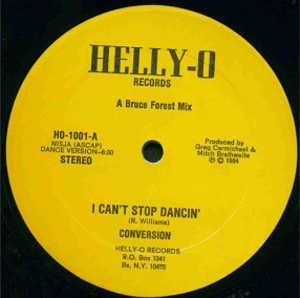 Front Cover Single Conversion - I Can't Stop Dancin'