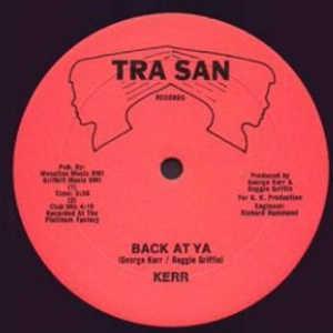 Front Cover Single Kerr - Back At Ya