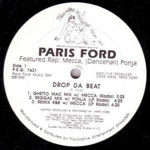 Front Cover Single Paris Ford - Drop Da Beat