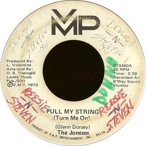 Front Cover Single The Joneses - Pull My String