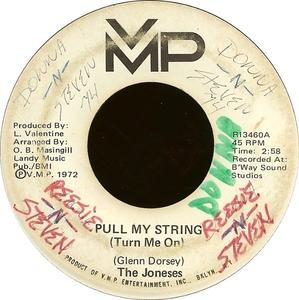 Front Cover Single The Joneses - Pull My String