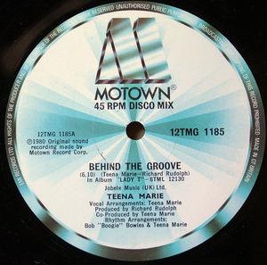 Front Cover Single Teena Marie - Behind The Groove