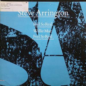 Front Cover Single Steve Arrington - Feel So Real