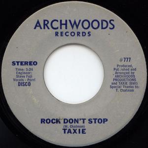 Front Cover Single Taxie - Rock Don't Stop