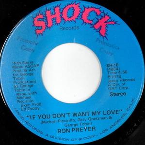 Front Cover Single Ron Preyer - Baltimore