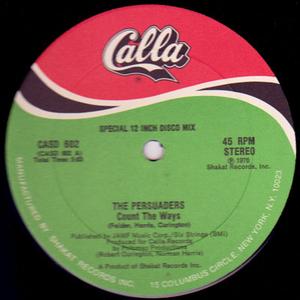 Front Cover Single The Persuaders - Count The Ways
