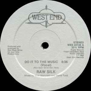 Front Cover Single Raw Silk - Do It To The Music