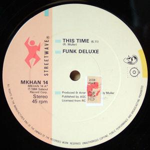 Front Cover Single Funk Deluxe - This Time
