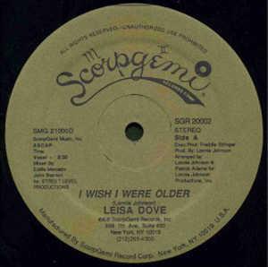 Front Cover Single Leisa Dove - I Wish I Were Older