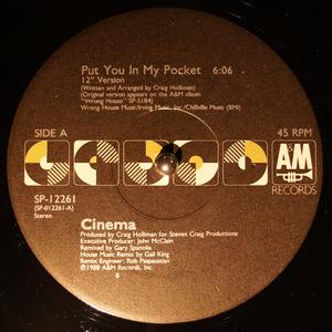 Front Cover Single Cinema - Put You In My Pocket