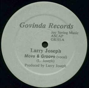 Front Cover Single Larry Joseph - Move & Groove